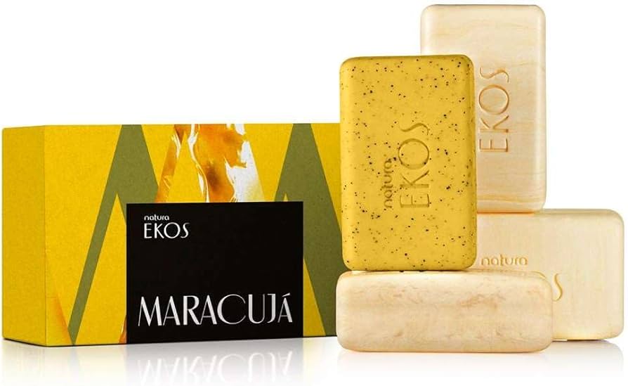 Natura Ekos Sabonete em Barra Cremoso e Esfoliante: Maracujá (100g)